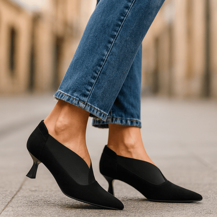 Luna Suede Heels