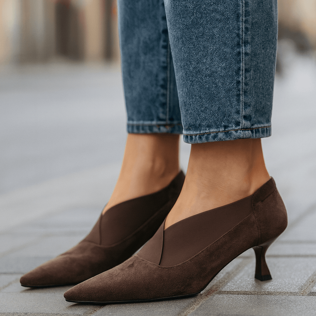 Luna Suede Heels