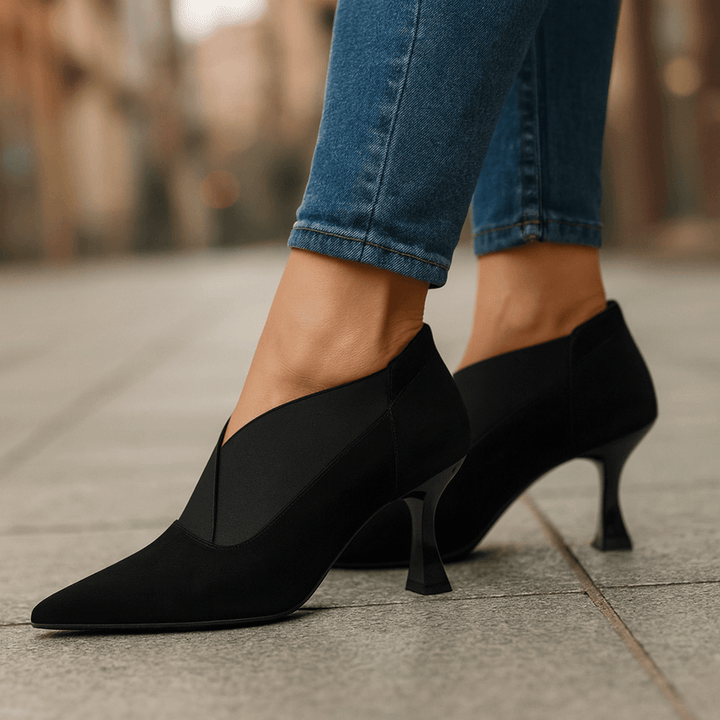 Luna Suede Heels