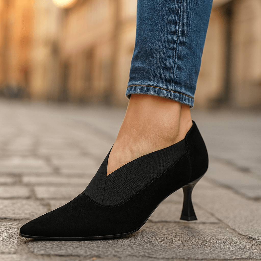Luna Suede Heels