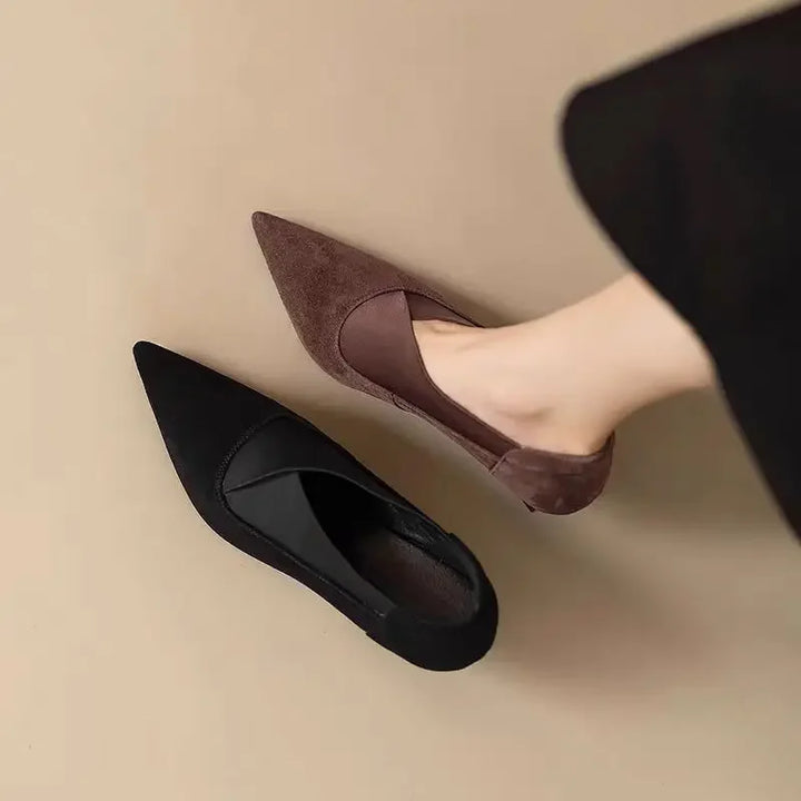 Luna Suede Heels
