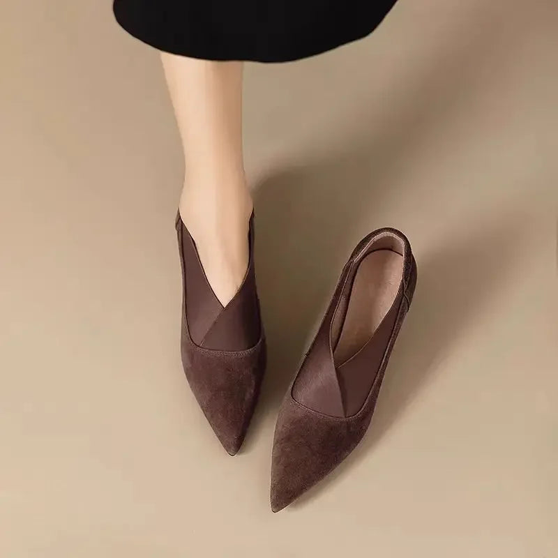 Luna Suede Heels