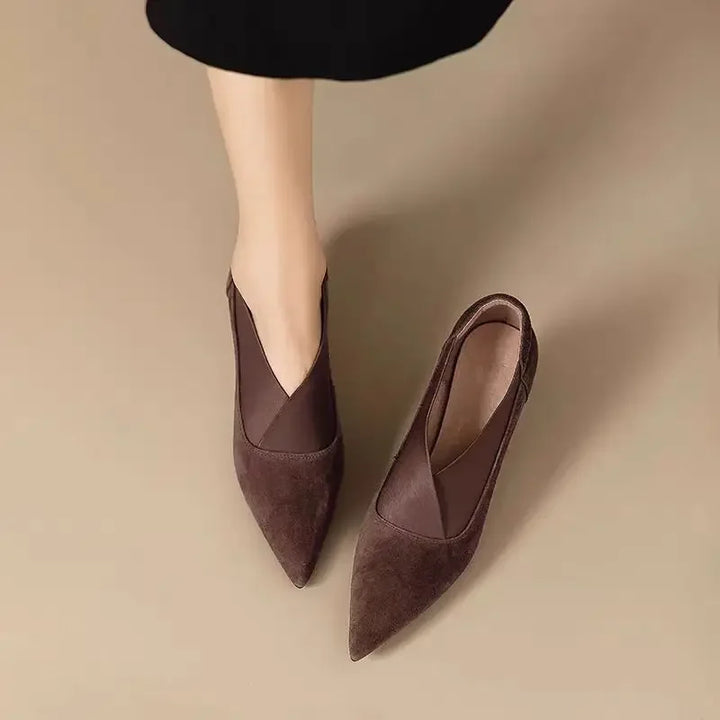 Luna Suede Heels