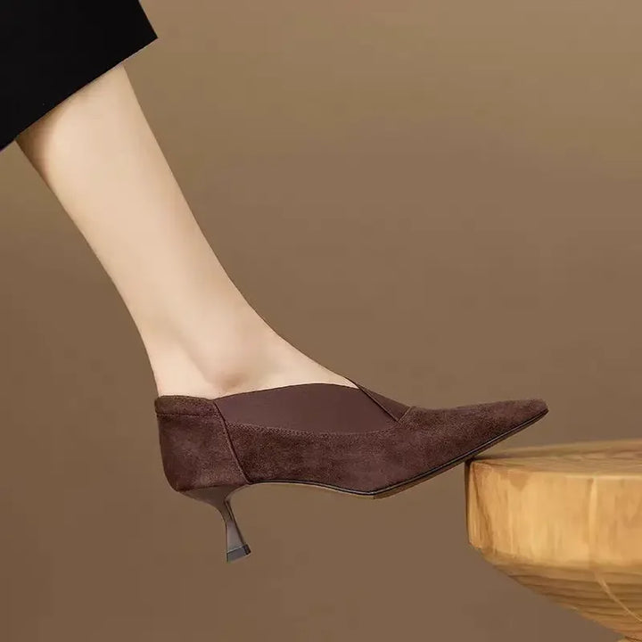 Luna Suede Heels