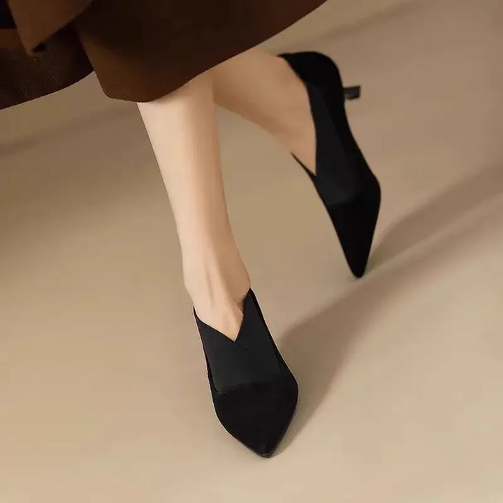 Luna Suede Heels