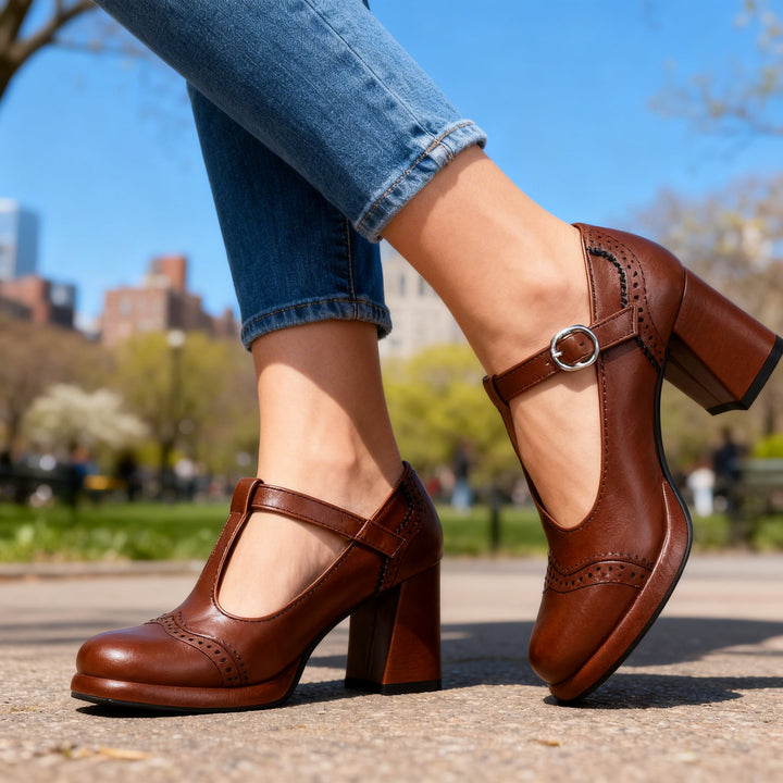 Sylvia Brogue Loafers