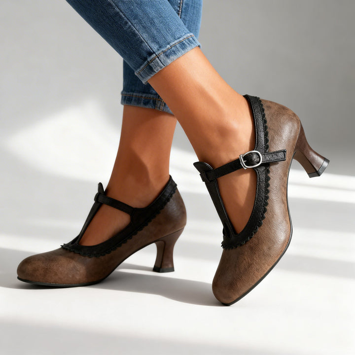 Amelia T-Strap Loafers